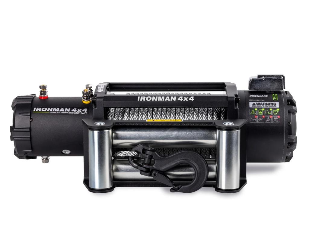 WINCH FRONTIER - DE 9500LB CON PIOLA DE ACERO 