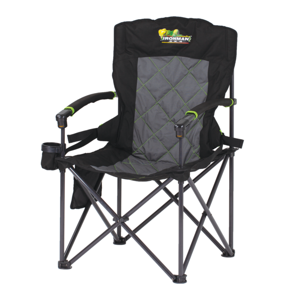 SILLA KING QUAD CAMPING CON SOPORTE PARA BRAZO Y SOPORTE LUMBAR