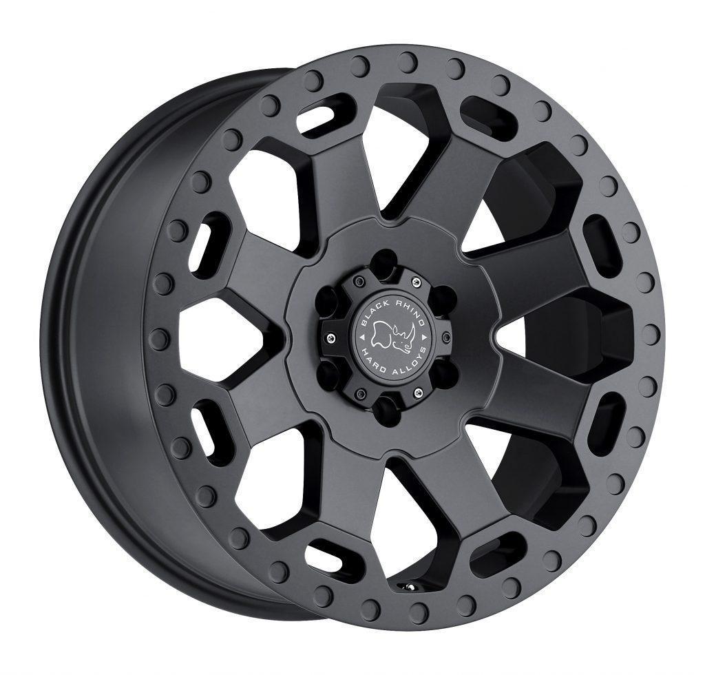  18X9.0 6X139.7/12 BLACK RHINO WARLORD MATTE GUNMETAL 