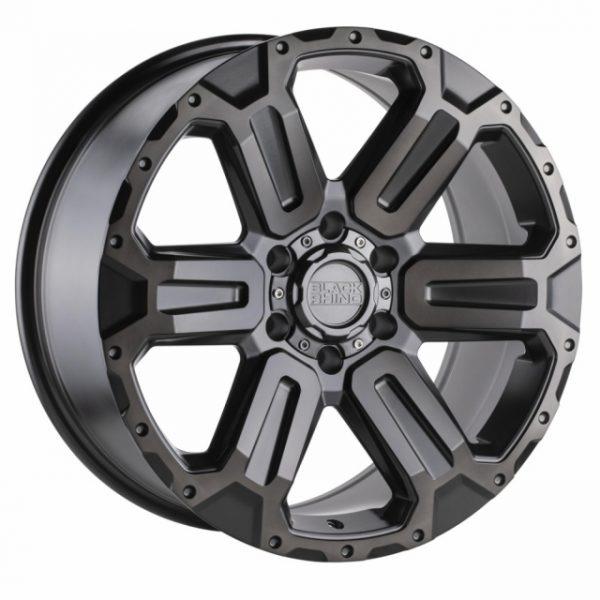 17X8.5 6X139.7/12 BLACK RHINO WANAKA MATTE BLACK