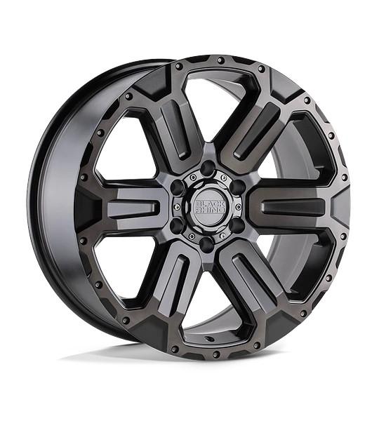 17X8.5 6X139.7/12 WANAKA MATTE GUNMETAL W/BRUSHE