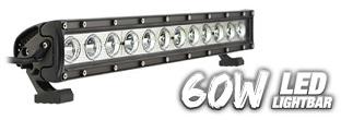 BARRA DE 1 FILA LED DE 20" Y 60W