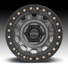 17X9.0 5X127/-38 KMC TANK BEADLOCK ANTHRACITE KM236 KM NEGRA 