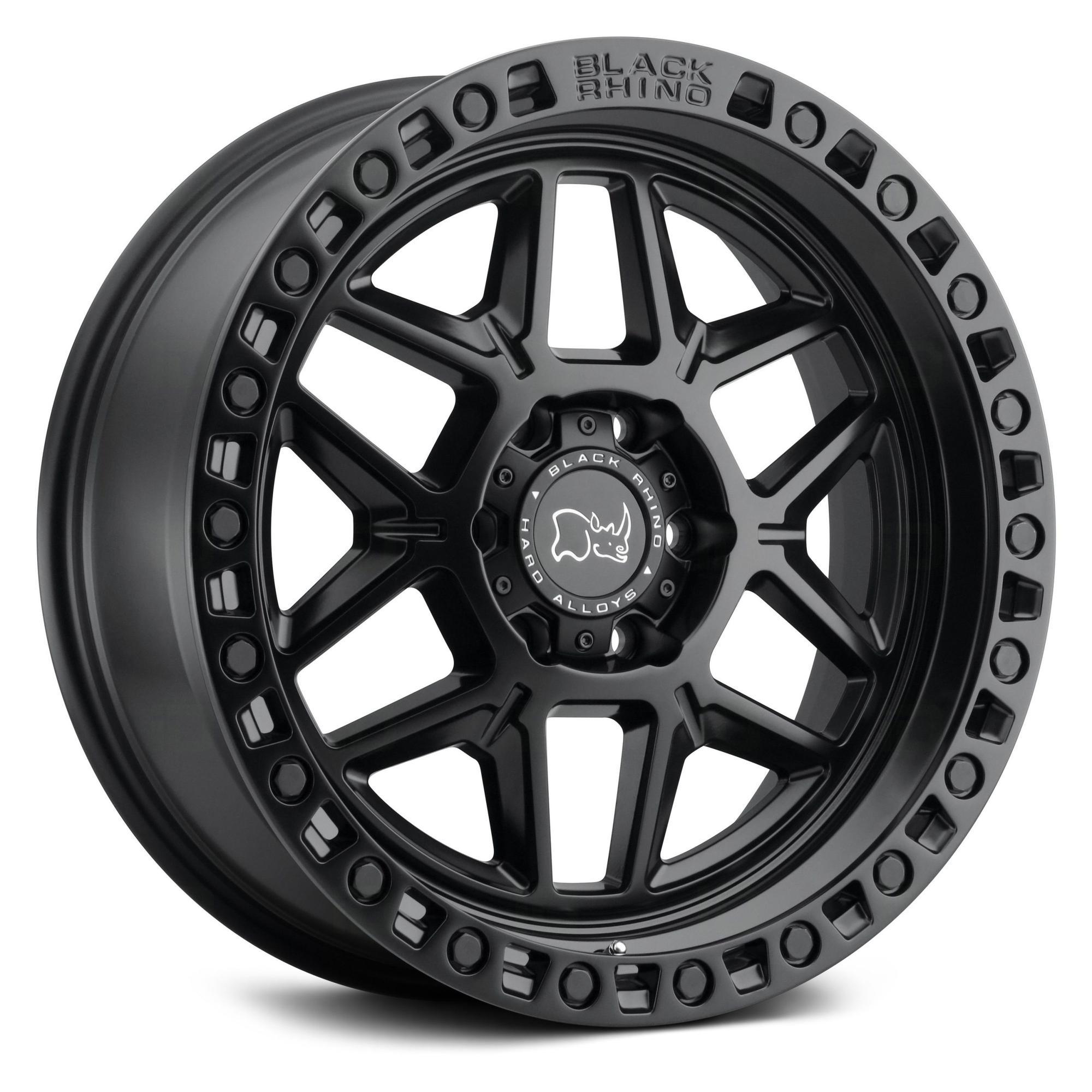 LLANTA BLACK RHINO MODELO KELSO MATTE BLACK W/BLACK BOL 20X9,0 6X135