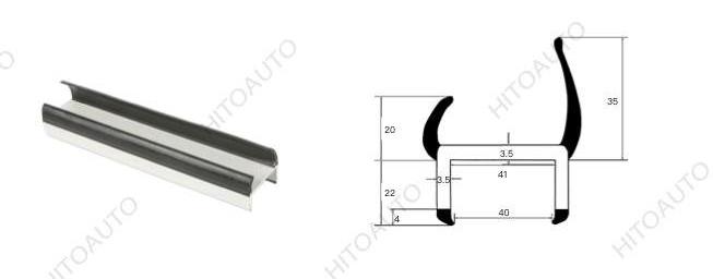MOLDURA PVC 50MM SELLO PUERTAS
