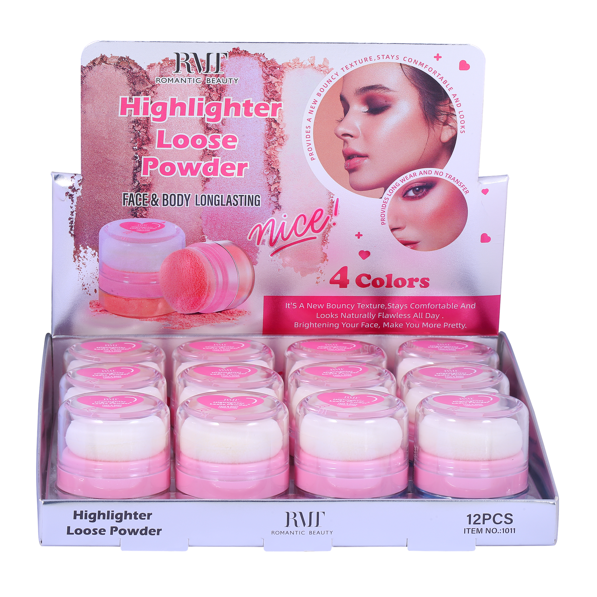 Pack 12 unidades ILUMINADOR CARA Y CUERPO NICE