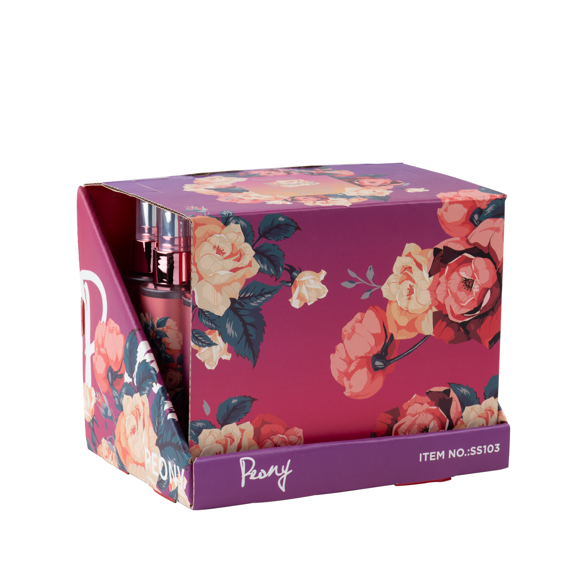 Pack 12 unidades. SETTING SPRAY. PEONY
