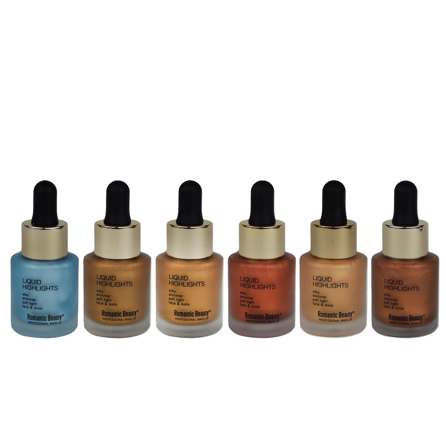 Miniatura Pack de 12 unidades Iluminador líquido Romantic Beauty