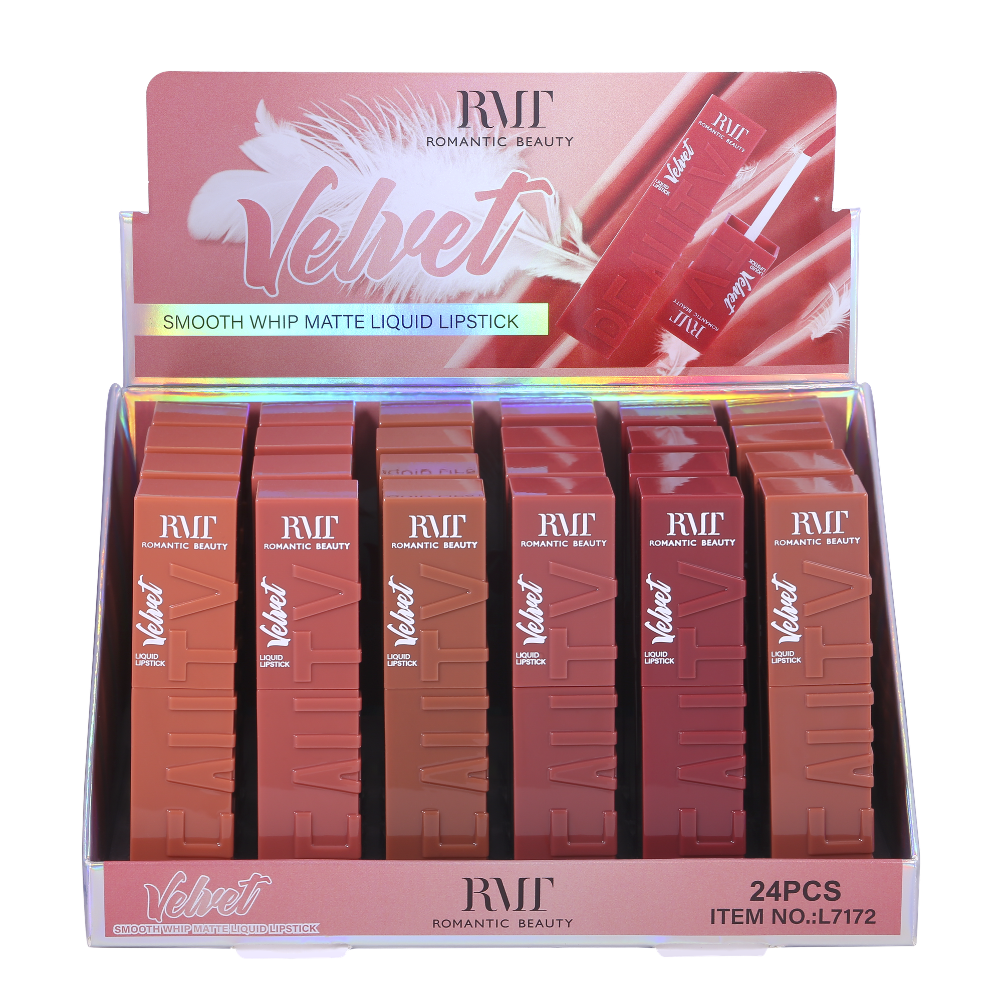 Pack 24 VELVET LIPGLOSS MATTE DUPE