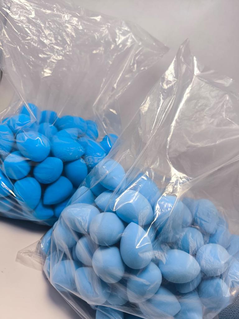 ESPONJA AZUL 100 PCS
