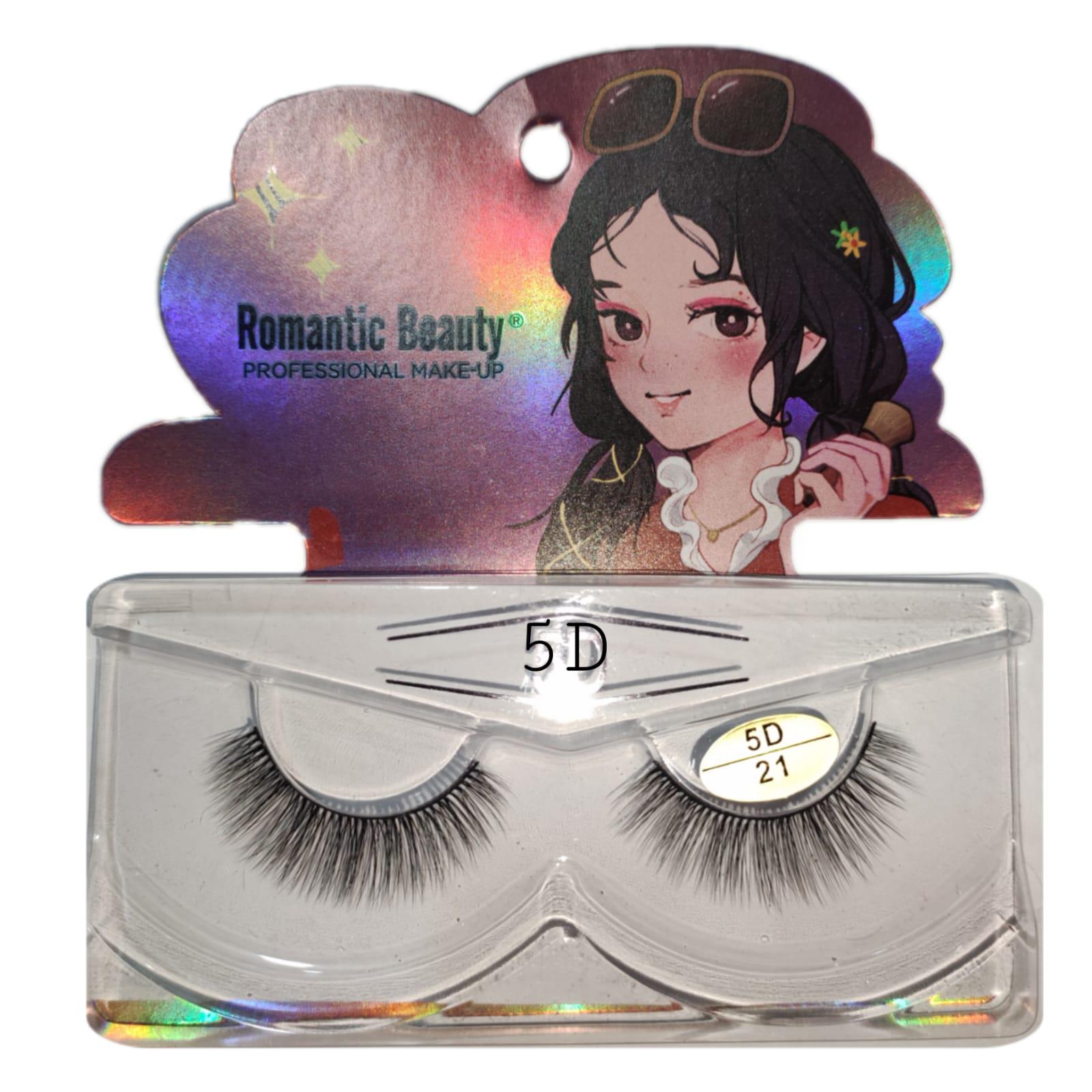 PACK DE 12 UNIDADES "PESTAÑAS CORRIDAS 5D #21"