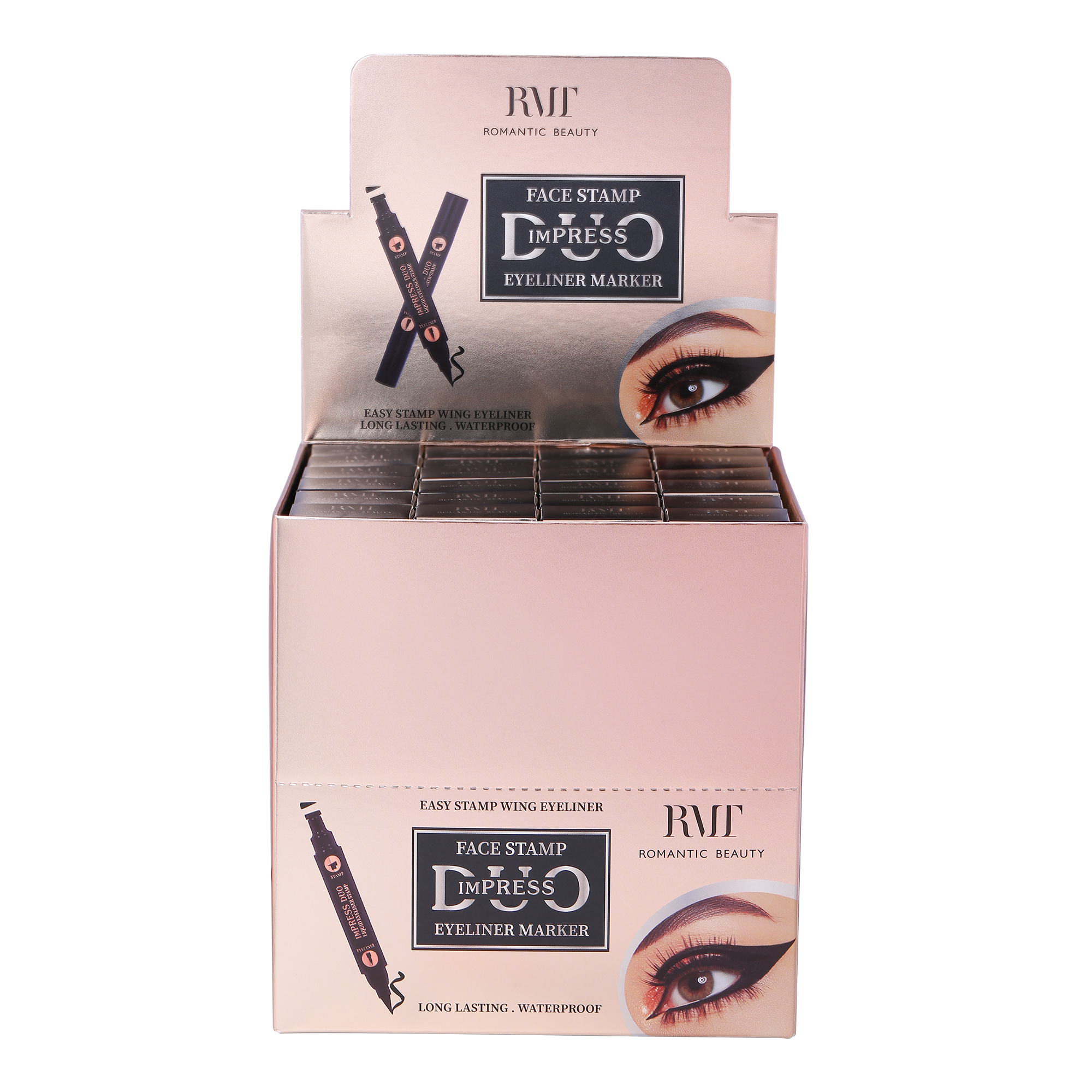 Pack 24 unidades DELINEADOR FACE STAMP IMPRESS  DUO