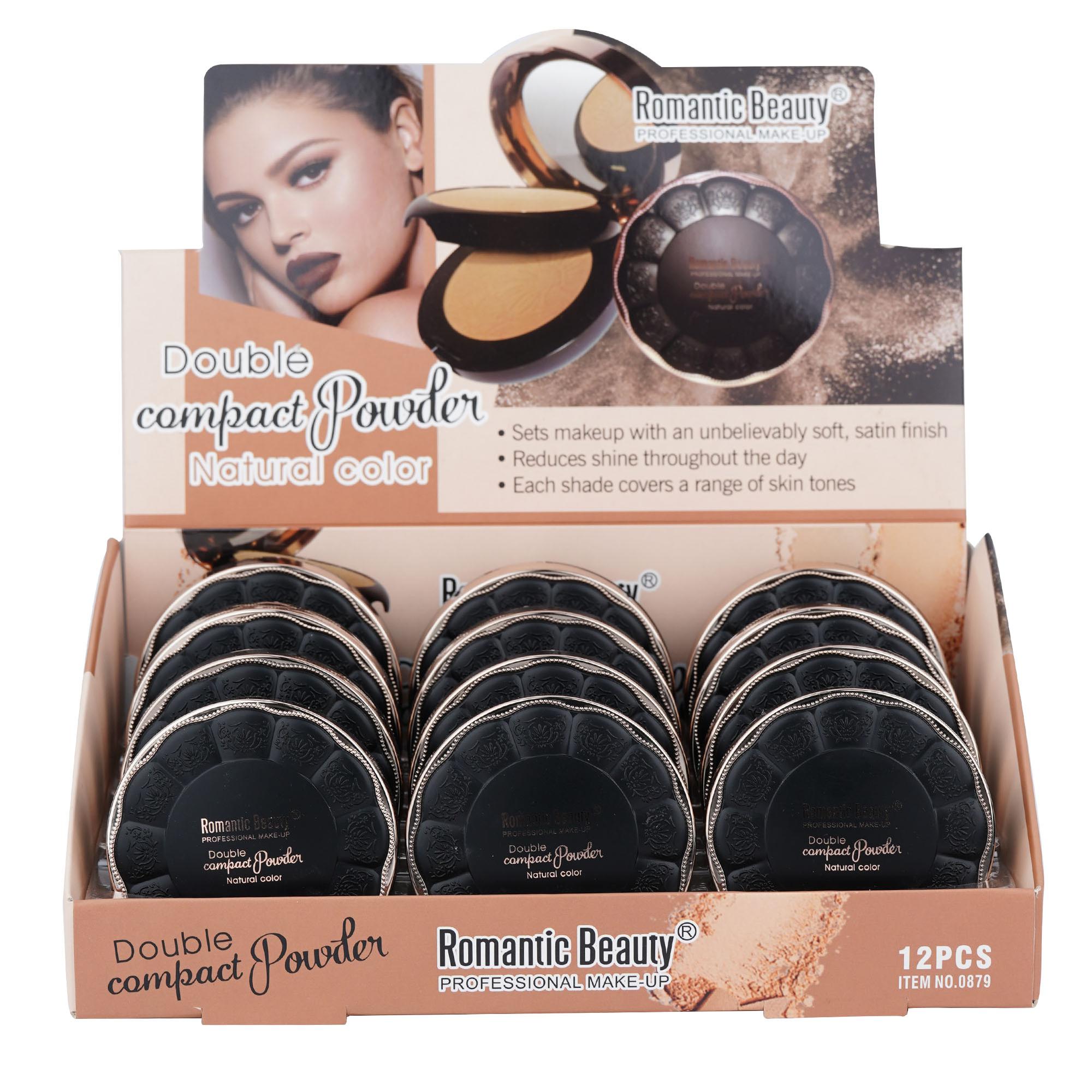 Pack 12 unidades. Polvo Compacto.NATURAL COLOR.