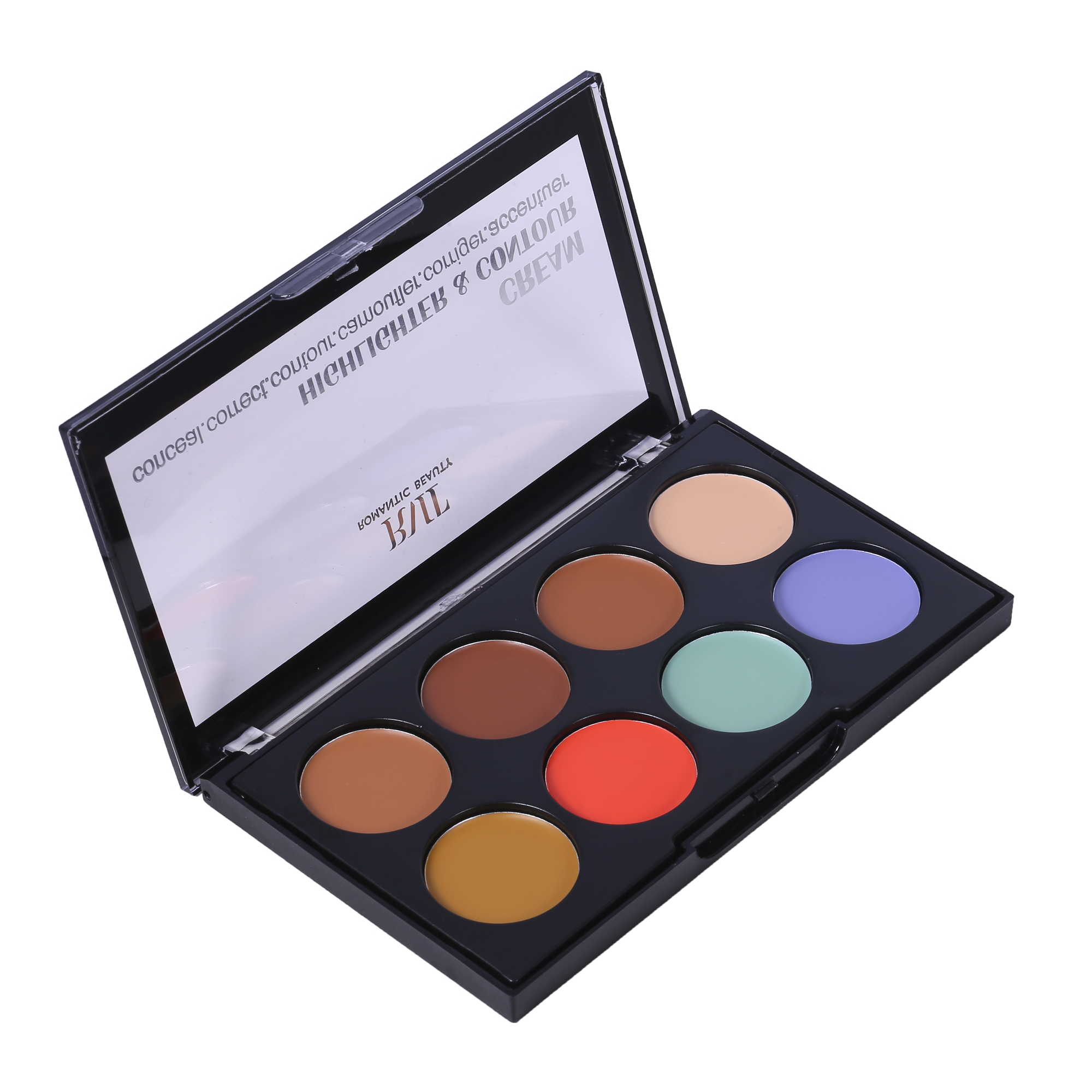 PACK DE 12 UNIDADES PALETA DE ILUMINADOR Y CONTORNO EN CREMA