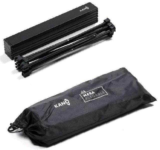 Miniatura Mesa Plegable Ultraliviana Para Camping  - Color: Negro