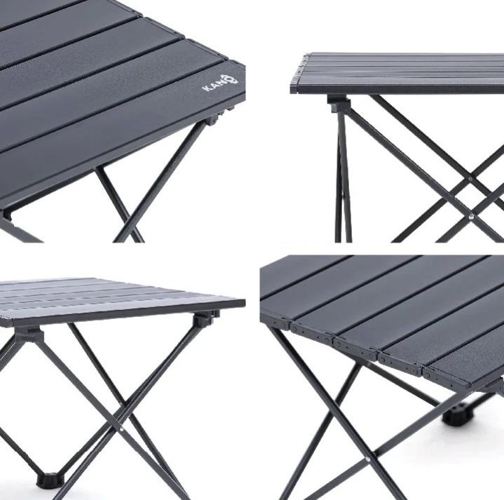 Miniatura Mesa Plegable Ultraliviana Para Camping  - Color: Negro