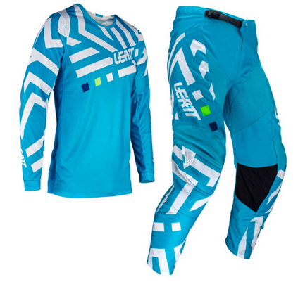 Miniatura Ride Kit Leatt 3.5 V24 (Pantalón + Jersey) - Color: Cyan