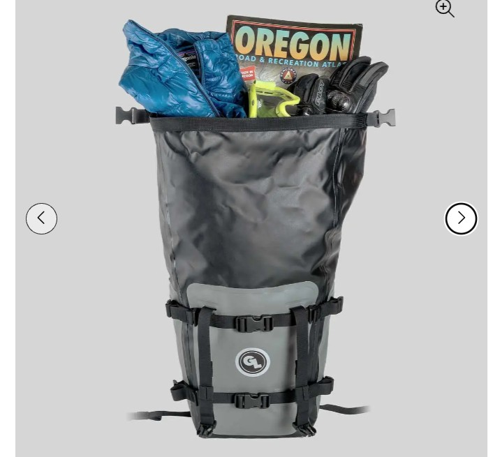 Alforja para Moto Trekk Panniers  - Color: Gris/Negro