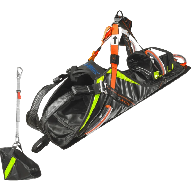 Camilla de Rescate Plegable Conret Kit con Posa Pies  -