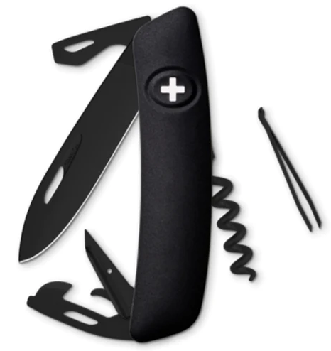 Navaja Suiza D03 All Black 11 Herramientas