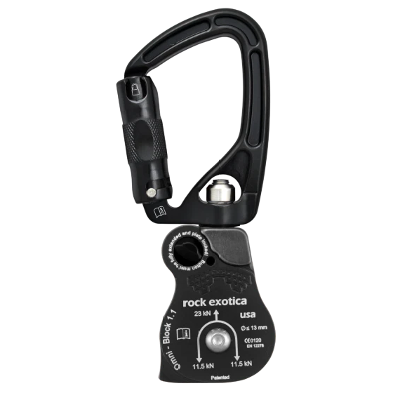 Polea simple con destorcedor SWIVABINER 1.1 23kN