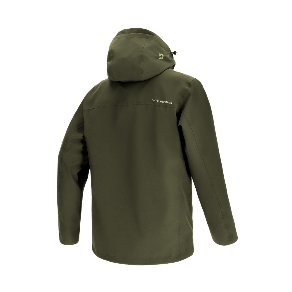 Miniatura Cortaviento Impermeable Enio Hombre Verde Oscuro - Color: Verde Oscuro