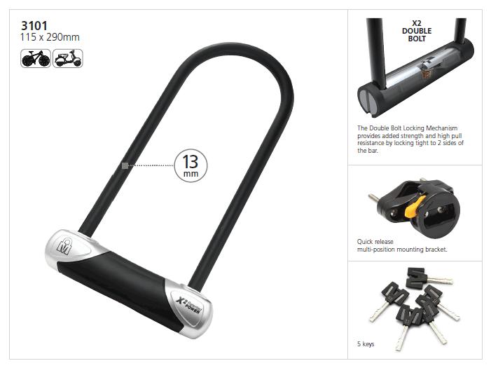 Candado U-Lock 3101
