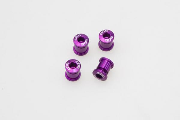 Pernos Corona A2z Aluminio 7075-T6 Volante 8p - Color: Purpura