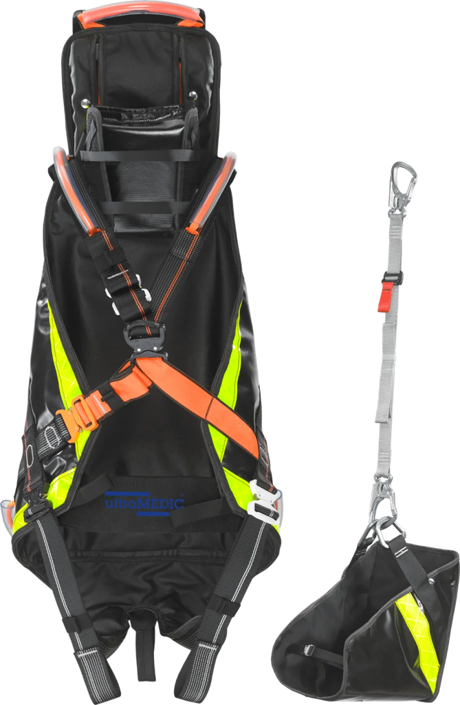 Miniatura Camilla de Rescate Plegable Conret Kit con Posa Pies  -