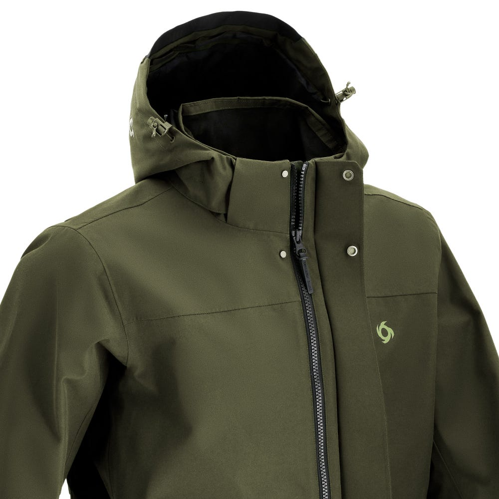 Miniatura Cortaviento Impermeable Enio Hombre Verde Oscuro - Color: Verde Oscuro