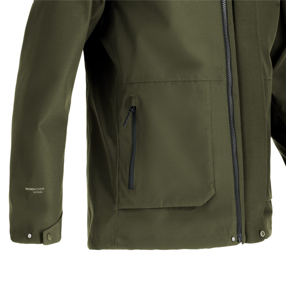 Miniatura Cortaviento Impermeable Enio Hombre Verde Oscuro - Color: Verde Oscuro