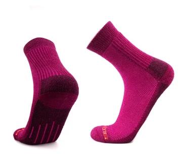 Miniatura ANDANTE Calcetines Térmicos Outdoor -20°C de Lana Merino y Alpaca - Color: Purple