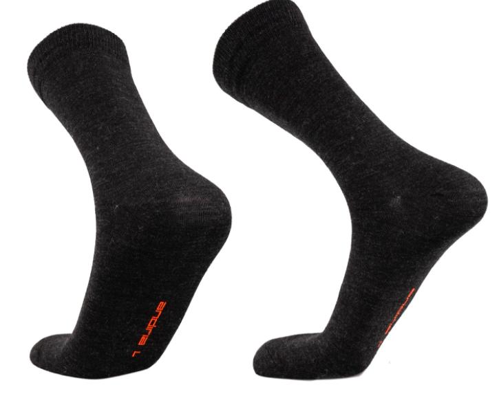 Miniatura Dress Liner. Calcetines de Vestir de Alpaca y Merino - Color: Charcoal