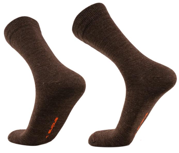 Miniatura Dress Liner. Calcetines de Vestir de Alpaca y Merino - Color: Cafe