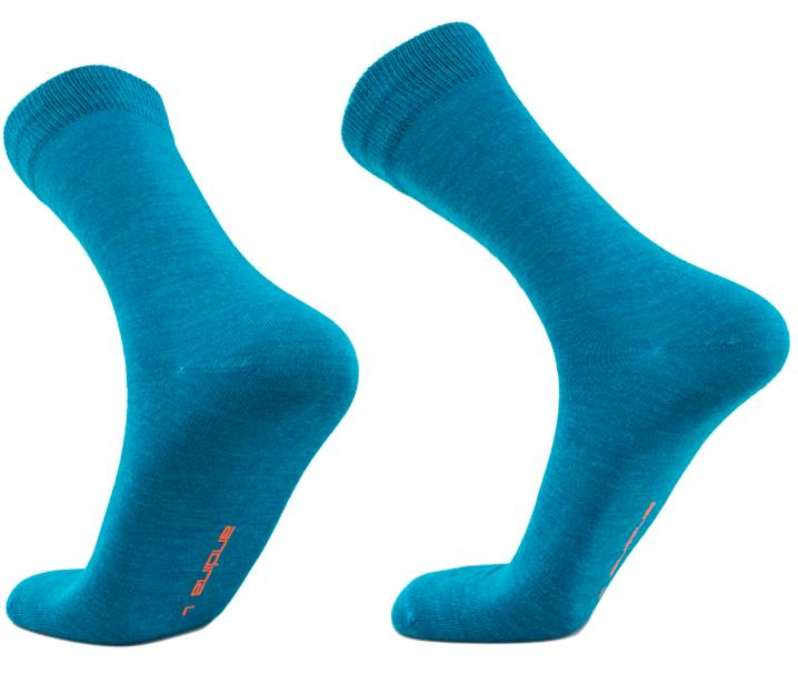 Dress Liner. Calcetines de Vestir de Alpaca y Merino - Color: Turquesa