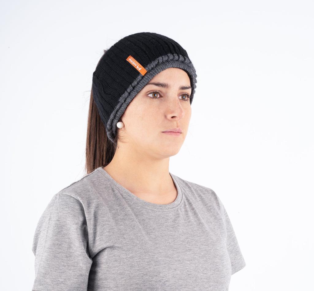 Cuello Multiusos de Alpaca y Merino para Senderismo MULTI-HAT - Color: Negro