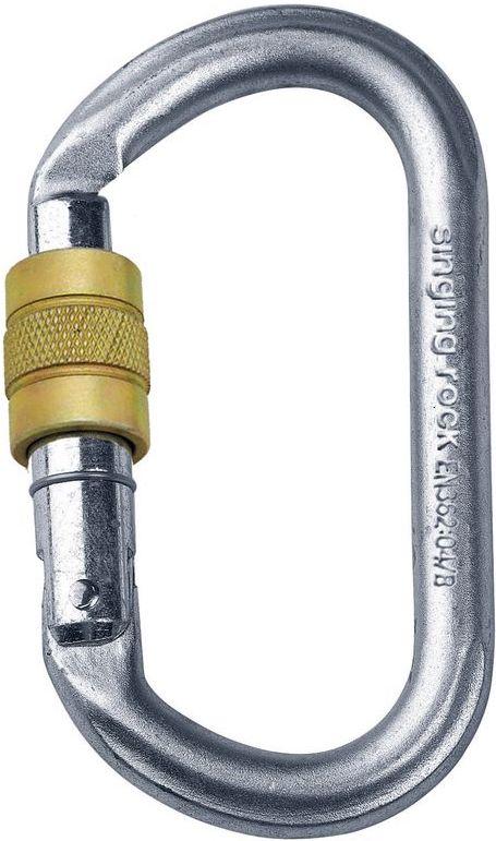 Mosquetón Oval Steel Rosca