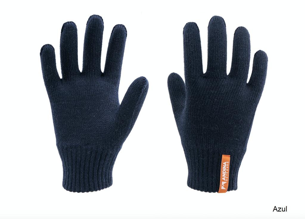 Miniatura Guantes Ergonómicos Seamless Alpaca & Merino - Color: Azul