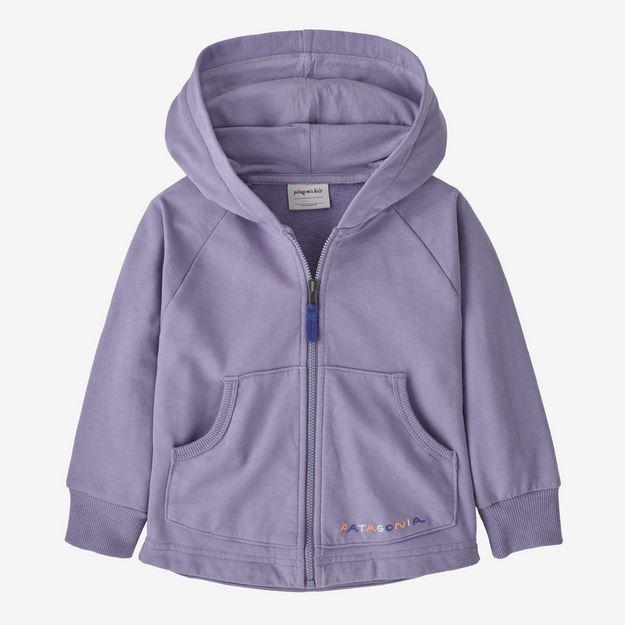 Poleron Bebe Full-Zip Hoody Sweatshirt - Color: Violeta