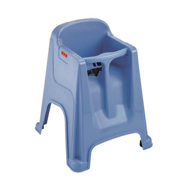 Silla Comedor Para Bebe  - Color: Azul