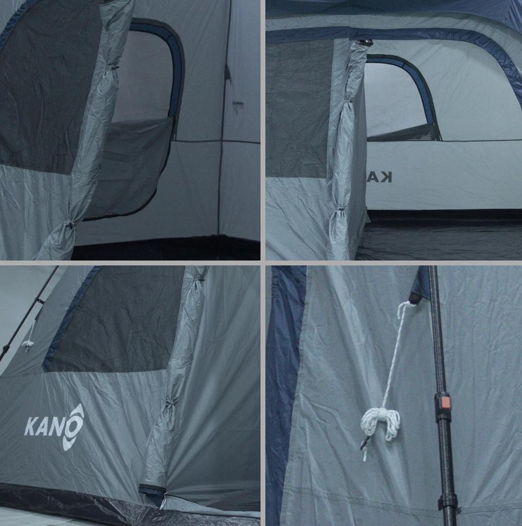 Carpa Automática Colbun 8 Personas  - Color: Gris-Azul