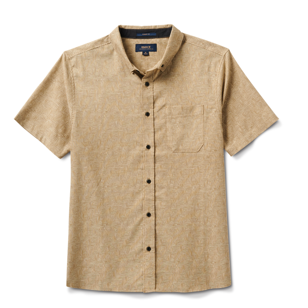 Miniatura Camisa Scholar Stretch - Color: Beige
