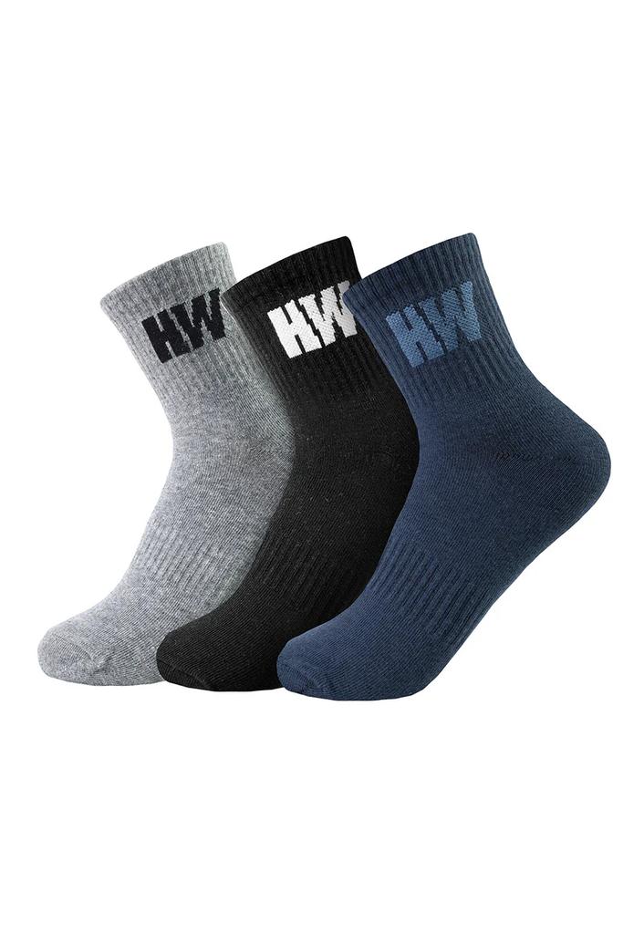 Tripack Calcetines HW Algodón Tobillero Mujer