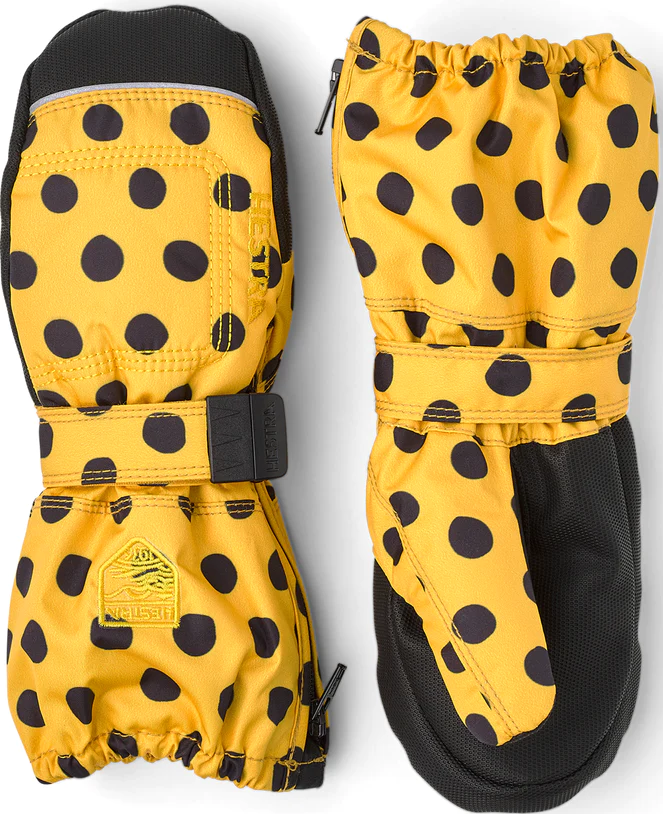 Miniatura Guantes Niños Baby Zip Long - Color: Mustard/print