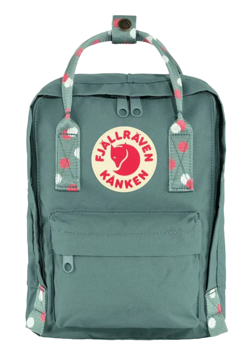 Miniatura Mochila Kanken Mini 7L - Color:  Foliage Green-Peach Sand