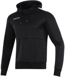 Ska - Polerón Con Gorro - Color: Negro-Blanco