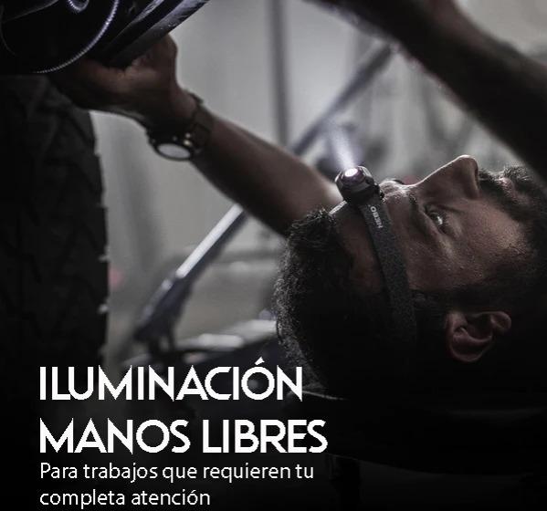 Miniatura Linterna Frontal Recargable Mycro 400 Lúmenes -