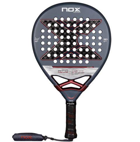 Pala De Padel At10 Genius 12K By Agustin Tapia 2025 + Tarro De Pelotas +Overgrip + Protector