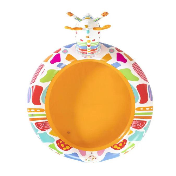 Miniatura Piscina Inflable Redonda Jirafa 2.66x1.57x1.27M -
