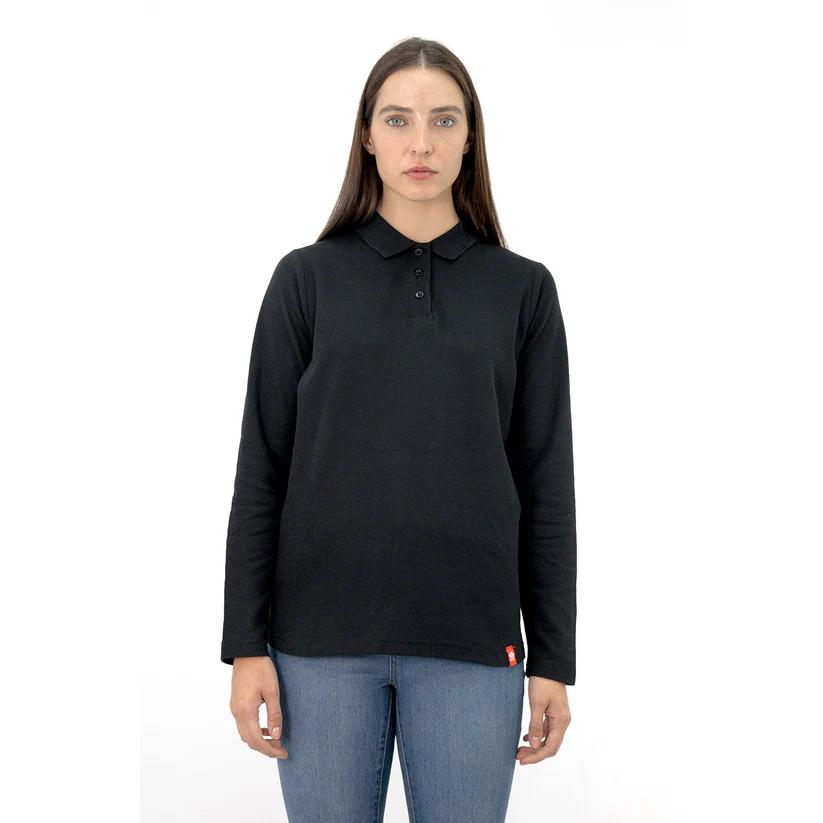 Polera Pique Manga larga